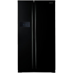 Samsung RS7527BHCBC American Style Fridge Freezer, Gloss Black